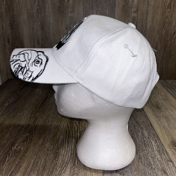 Waving USA American Bald Eagle White Embroidered Baseball Cap Hat 100% Cotton - Picture 7 of 11